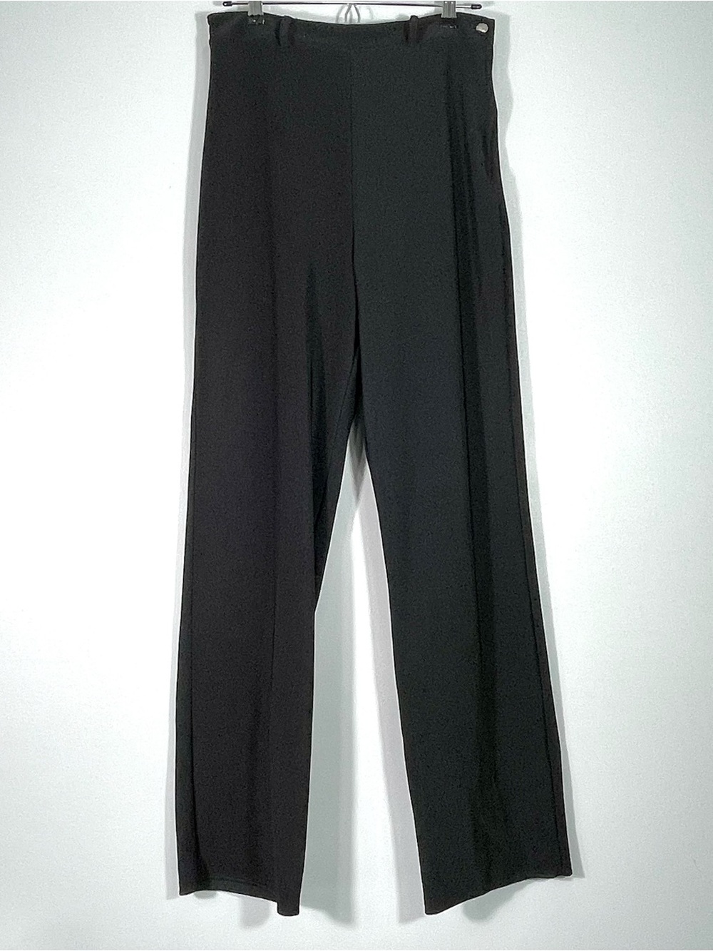 1849 AUTHENTIC RANCHWEAR Vtg. Women Black Straight Leg Pants Stretch Size Medium